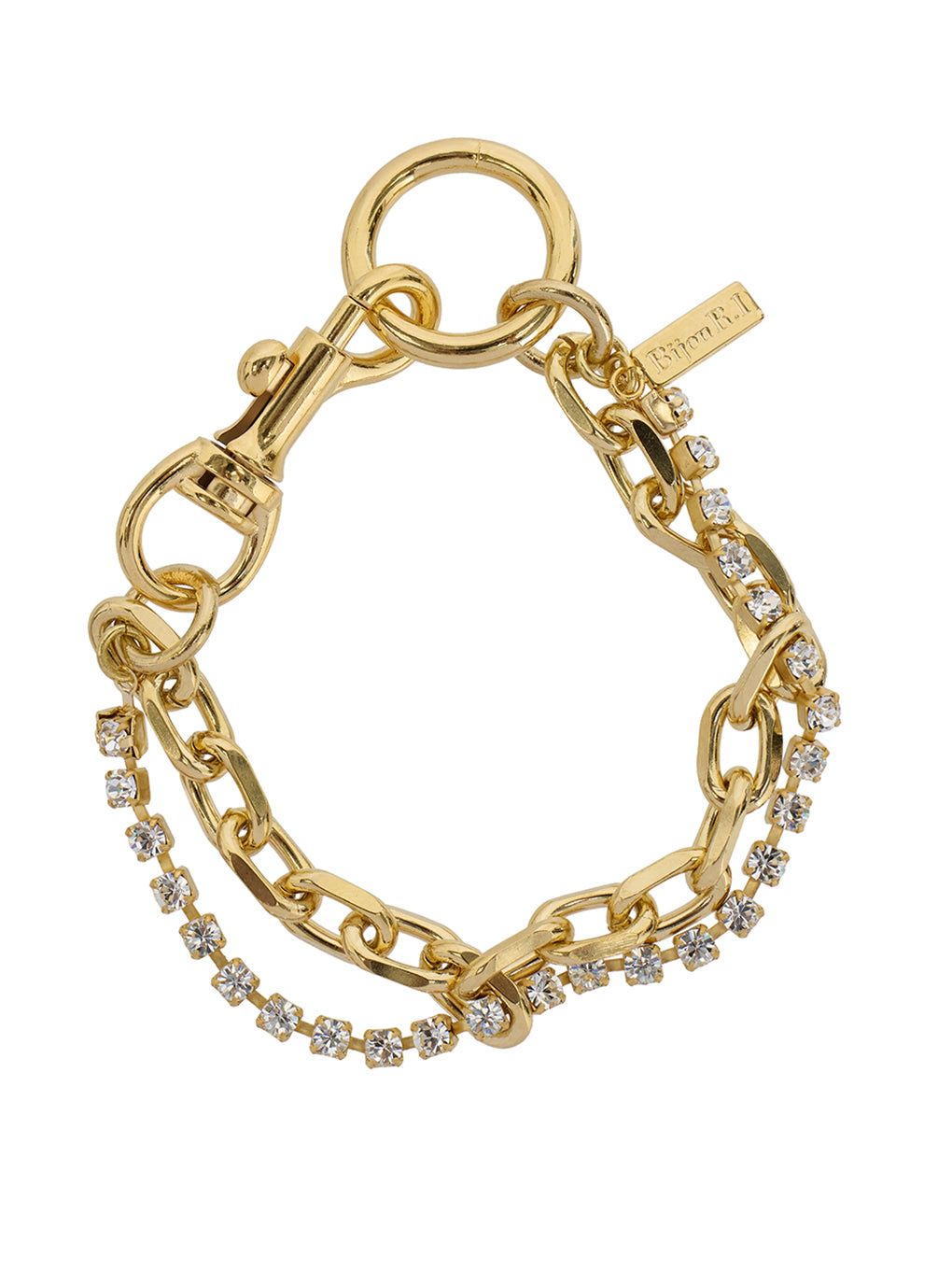 Bijou R.I Crystal Chain Bracelet