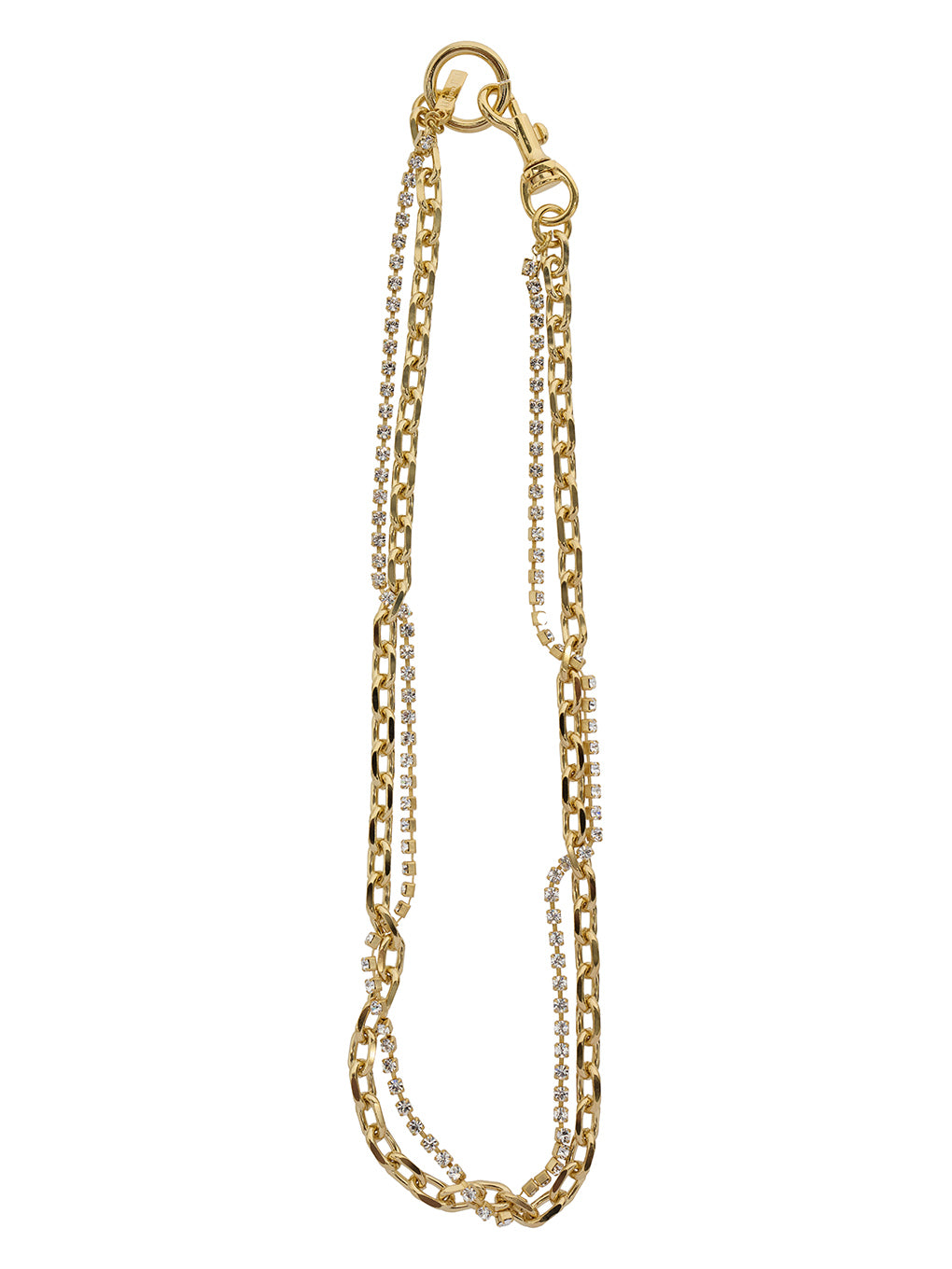 Bijou R.I Crystal Chain Necklace