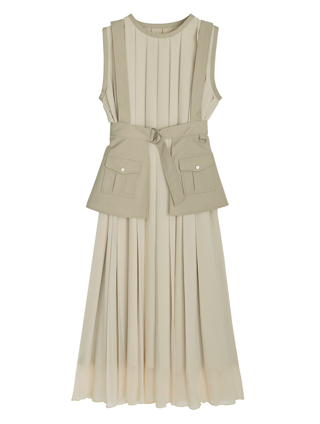 MEDI CORSET SET FULL PLEATS DRESS