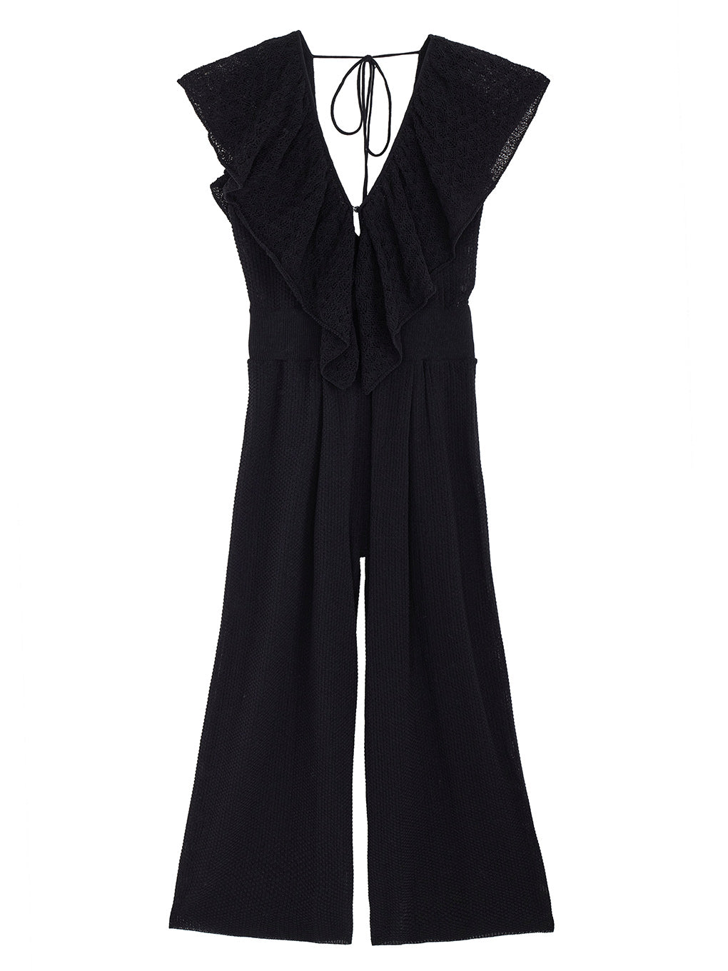 MEDI RUFFLE KNIT ROMPERS