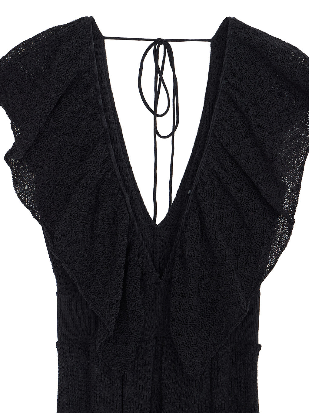MEDI RUFFLE KNIT ROMPERS