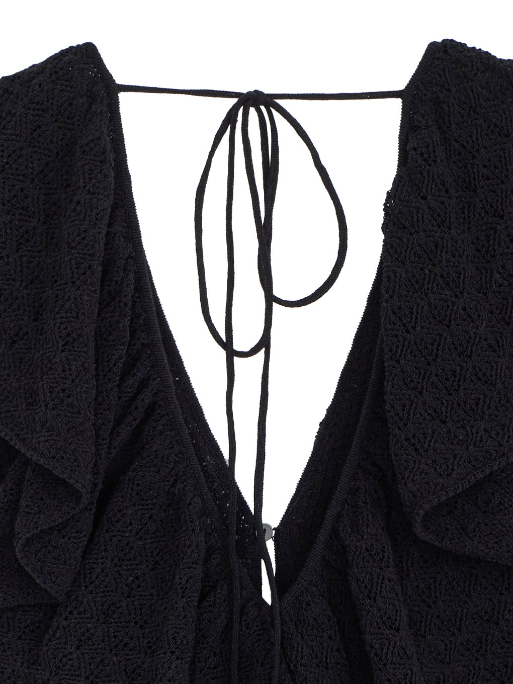 MEDI RUFFLE KNIT ROMPERS