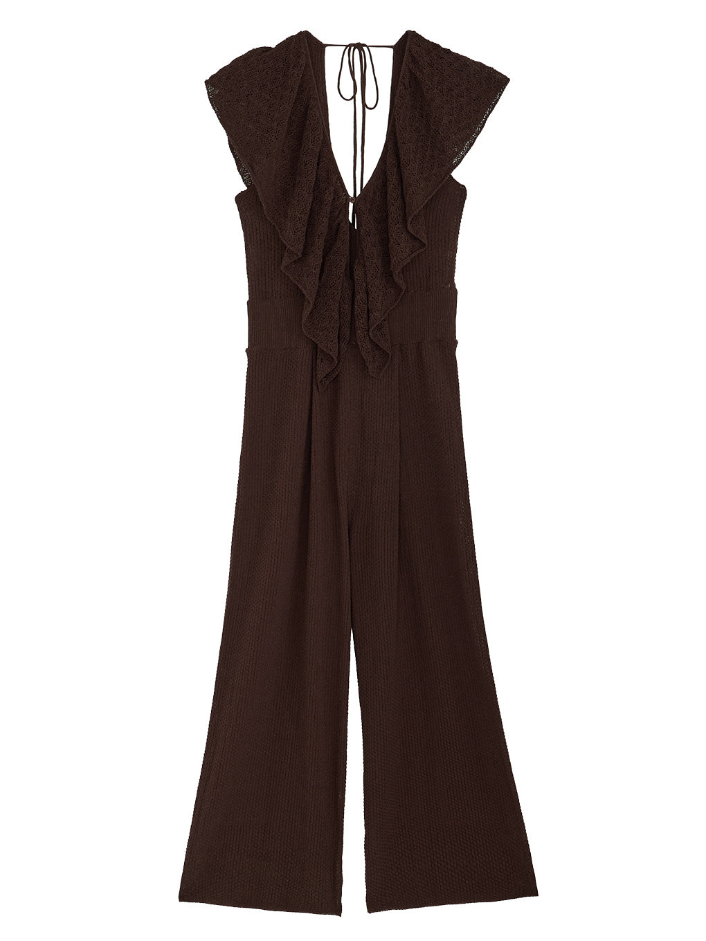 MEDI RUFFLE KNIT ROMPERS