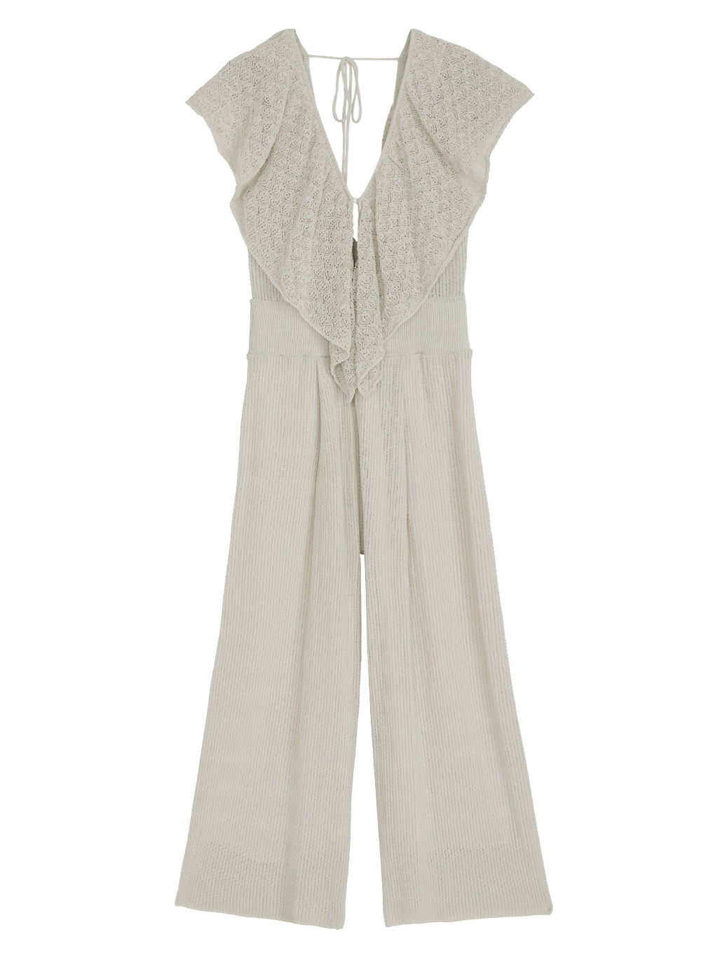 MEDI RUFFLE KNIT ROMPERS