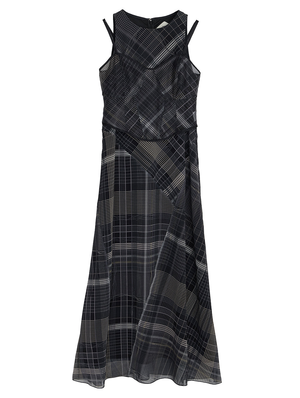 MEDI STRAIN CHECK DRESS