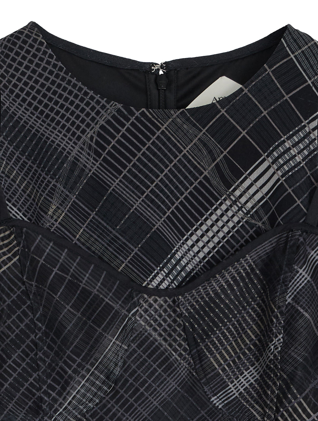 MEDI STRAIN CHECK DRESS