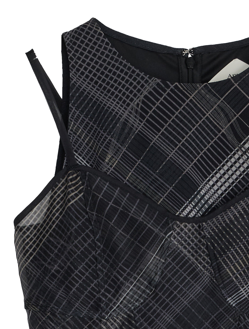 MEDI STRAIN CHECK DRESS
