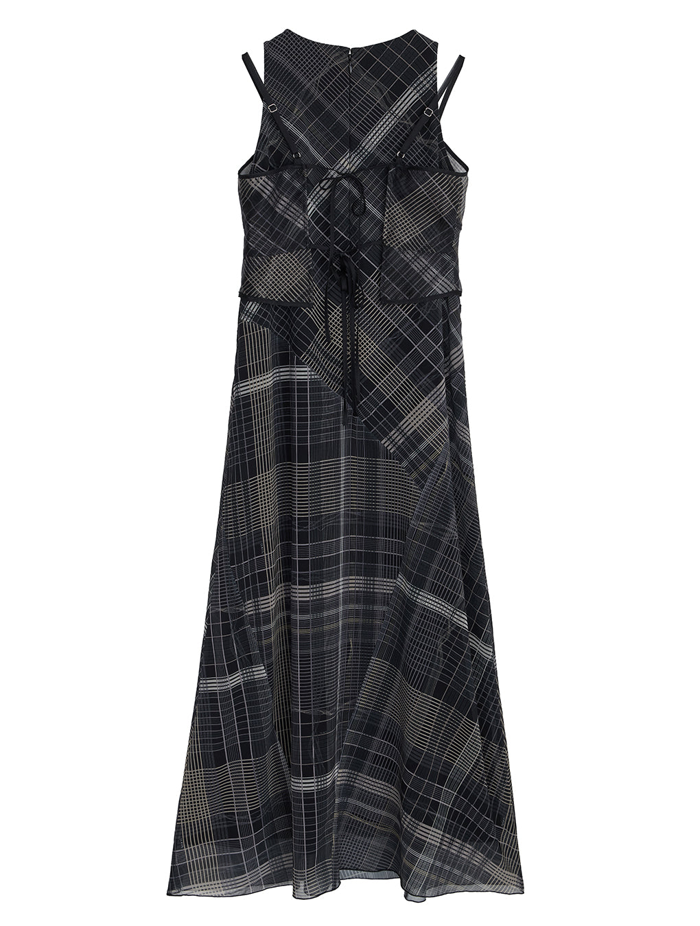 MEDI STRAIN CHECK DRESS
