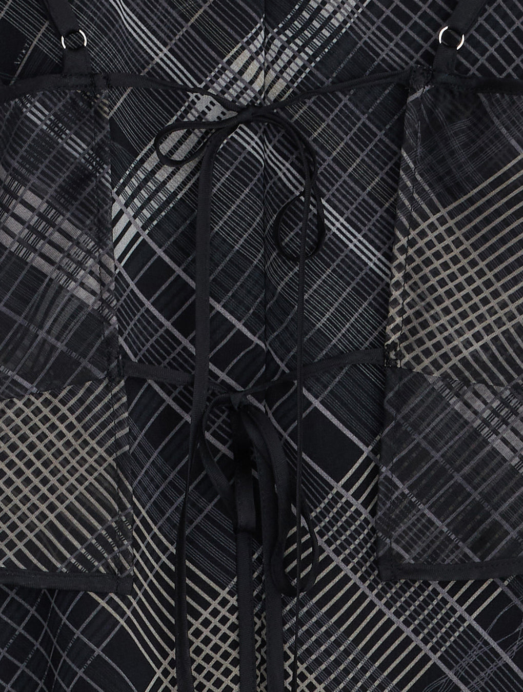MEDI STRAIN CHECK DRESS
