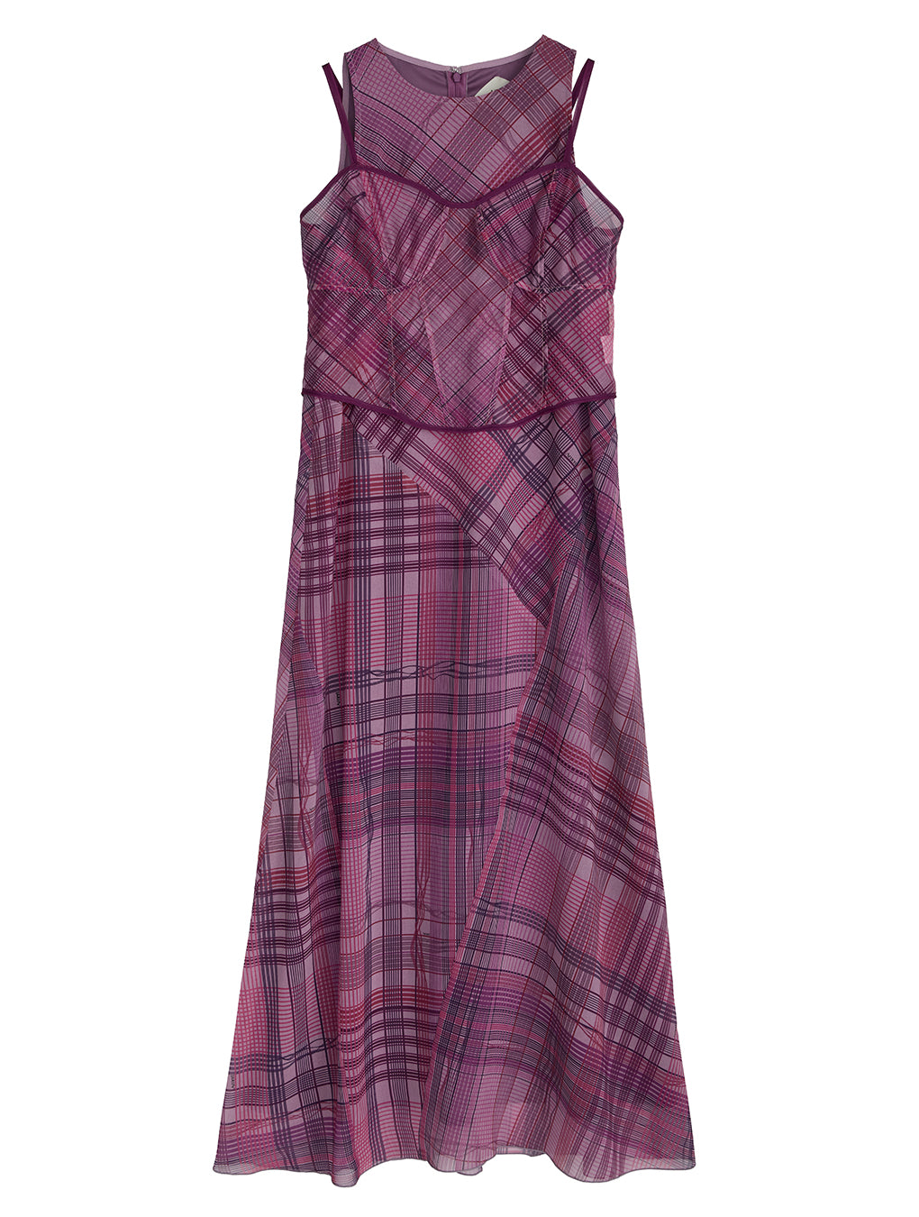 MEDI STRAIN CHECK DRESS