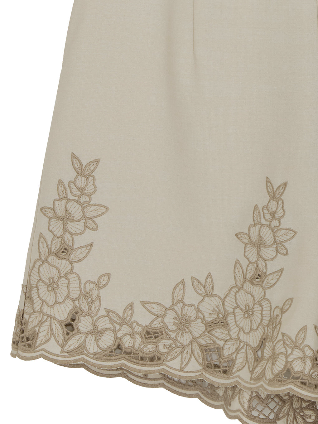 MEDI LACE EMBROIDERY SHORT PANTS