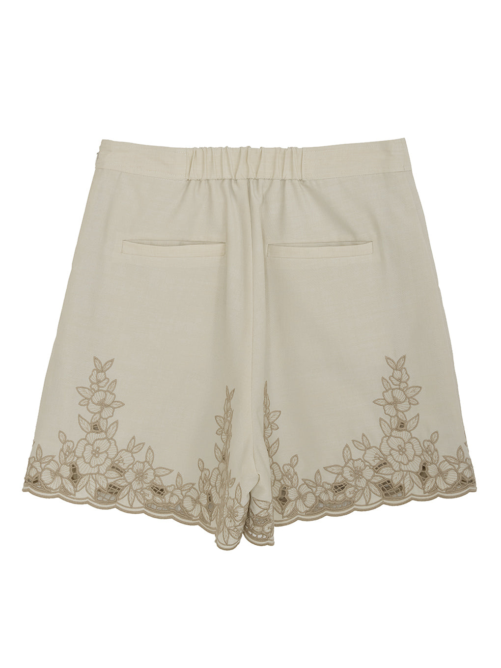 MEDI LACE EMBROIDERY SHORT PANTS