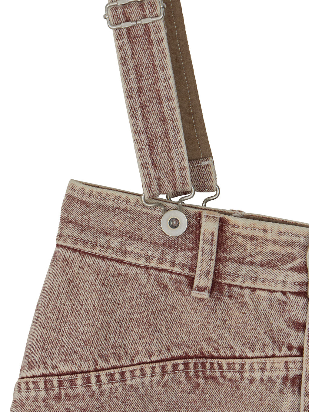 MEDI INVERT SUSPENDER DENIM SKIRT