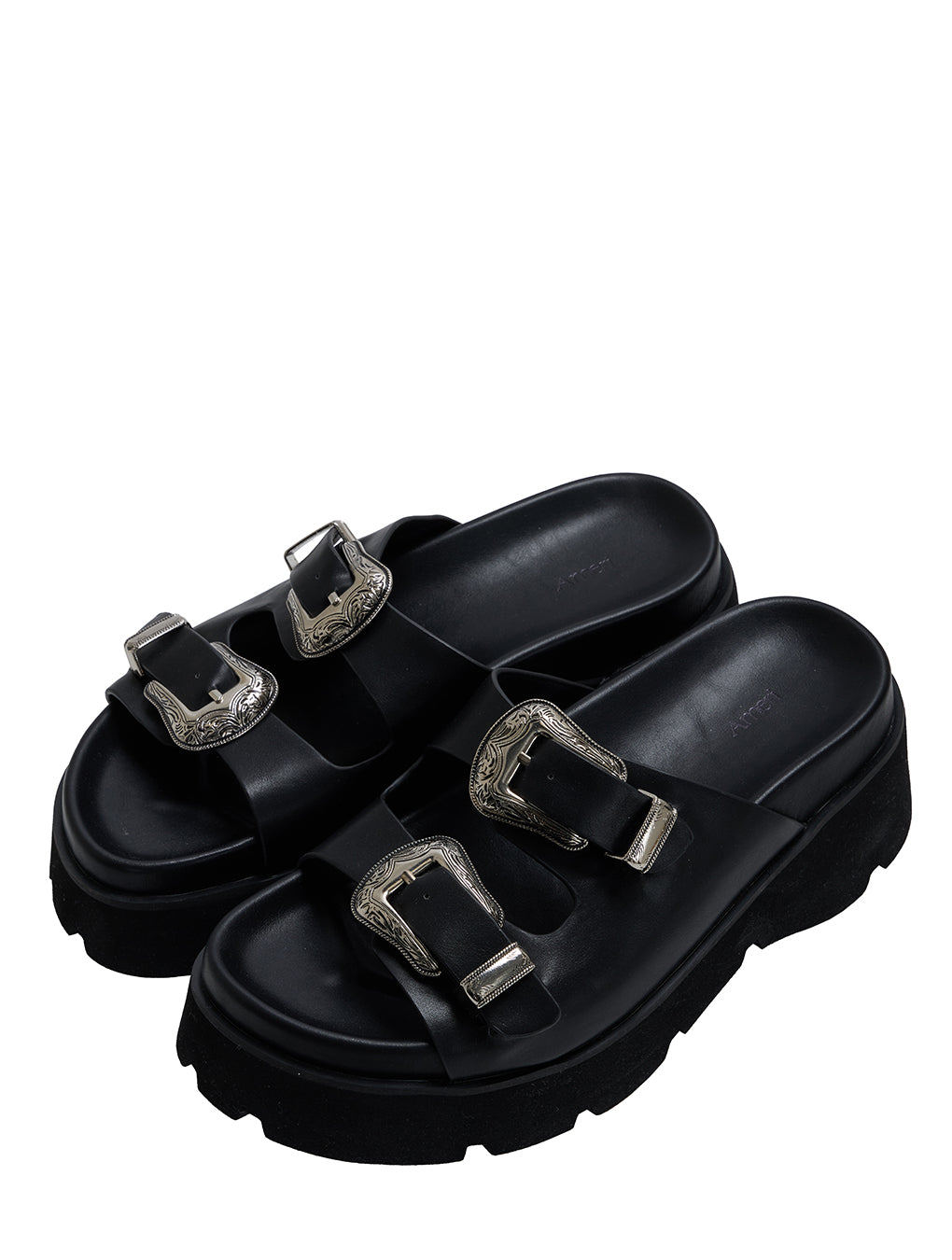 MEDI WESTERN BUCKLE SANDALS