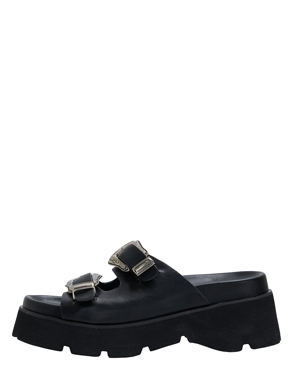 MEDI WESTERN BUCKLE SANDALS
