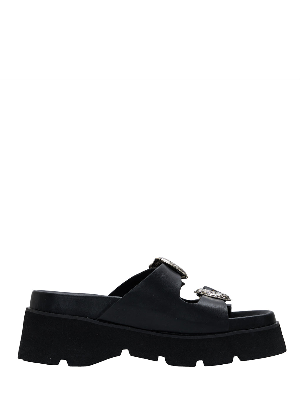 MEDI WESTERN BUCKLE SANDALS