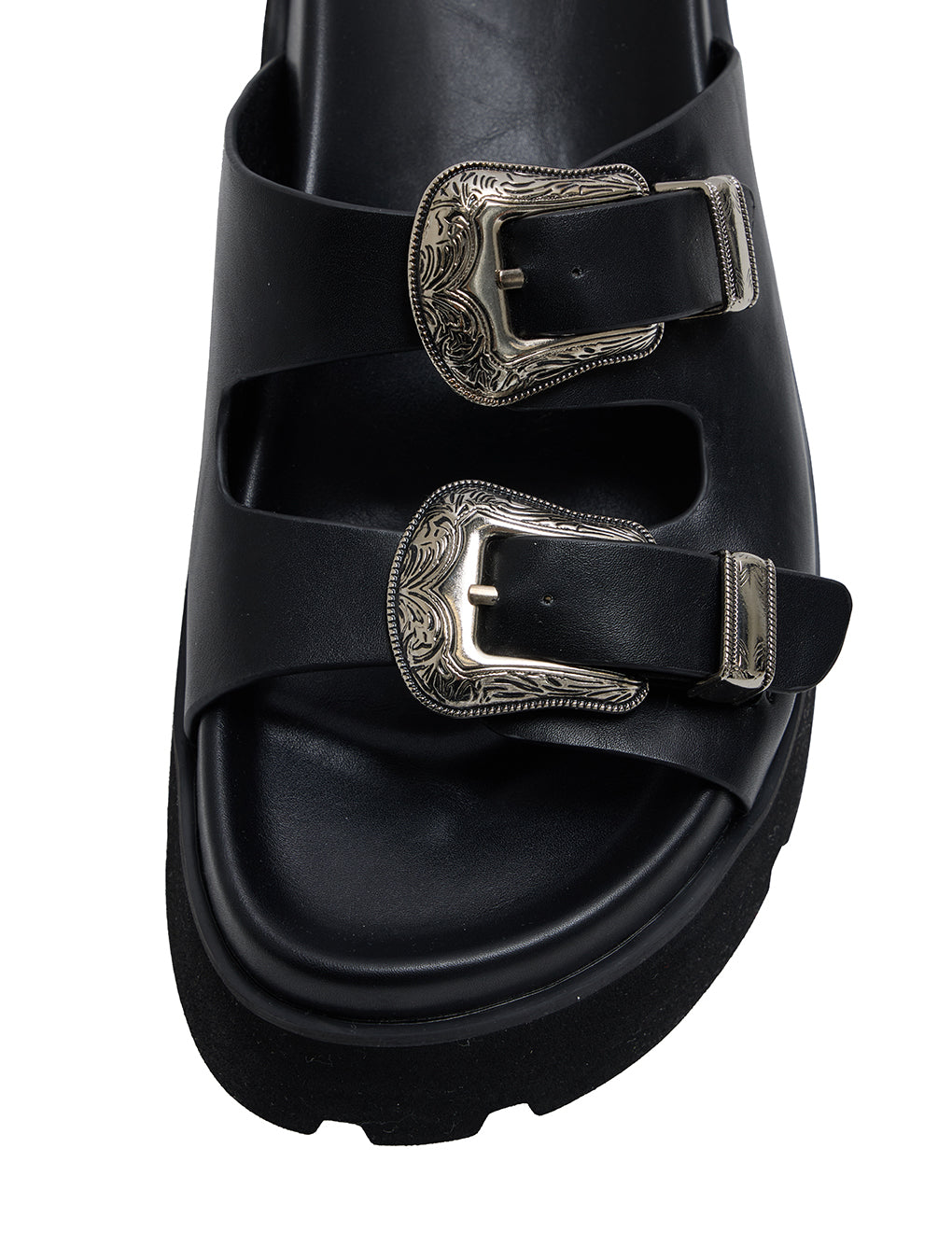 MEDI WESTERN BUCKLE SANDALS