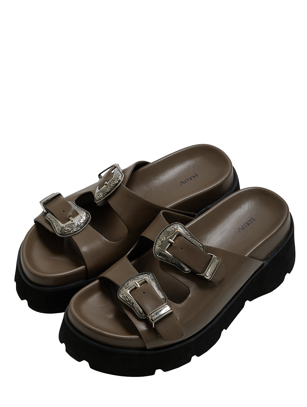 MEDI WESTERN BUCKLE SANDALS