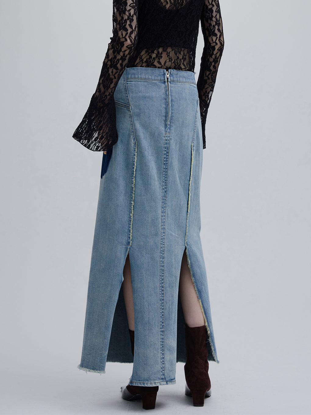 REMAKE DENIM SKIRT