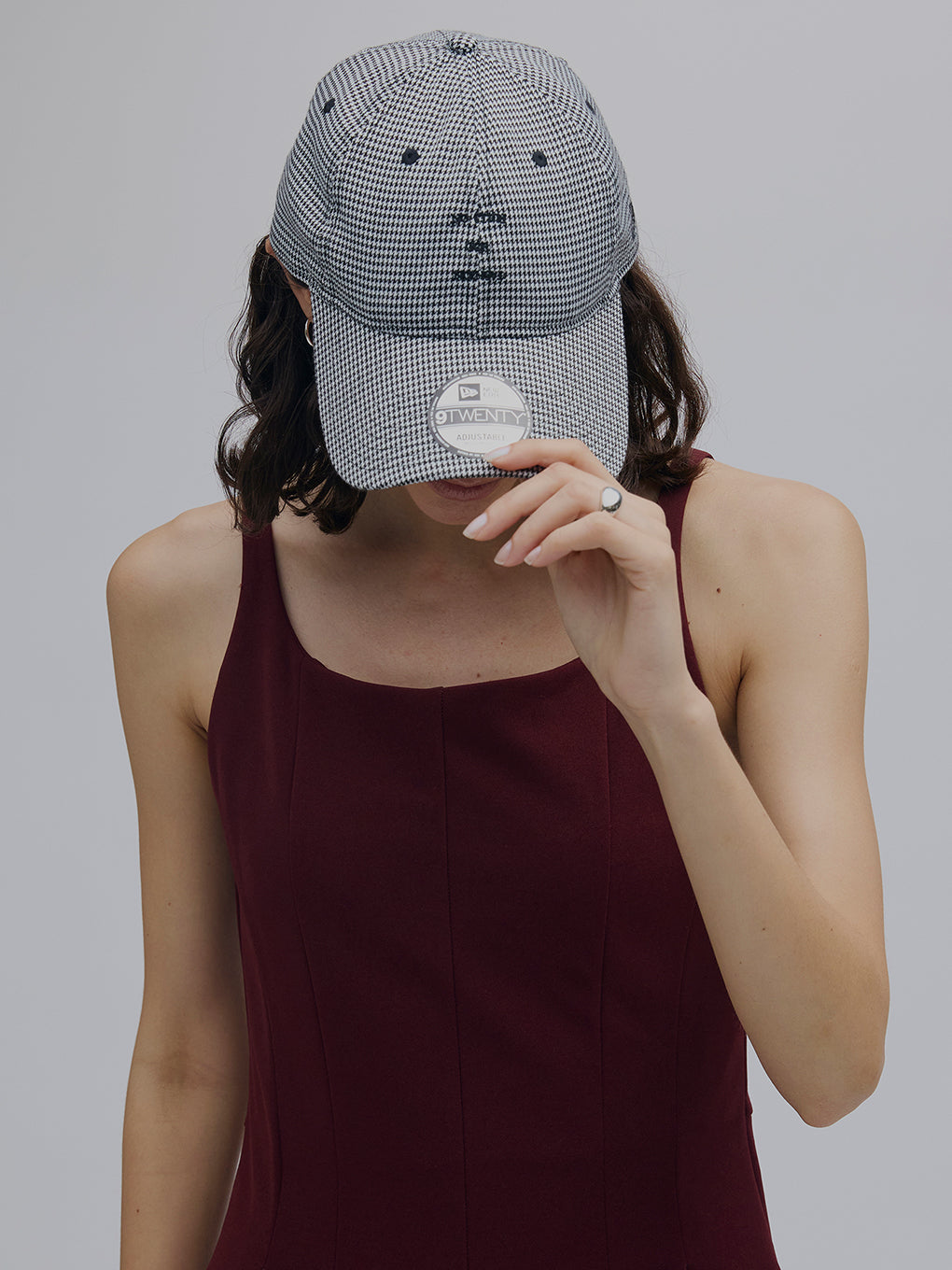 NEW ERA®×Ameri HOUNDSTOOTH RIBBON CAP