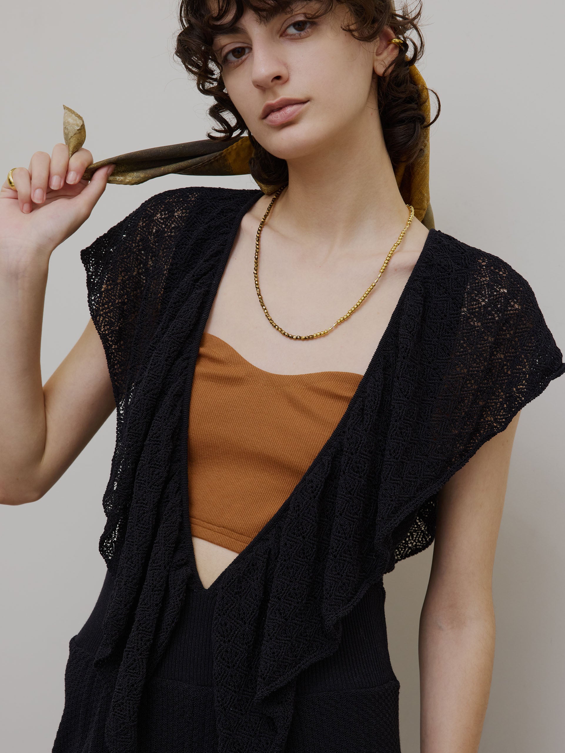 MEDI RUFFLE KNIT ROMPERS