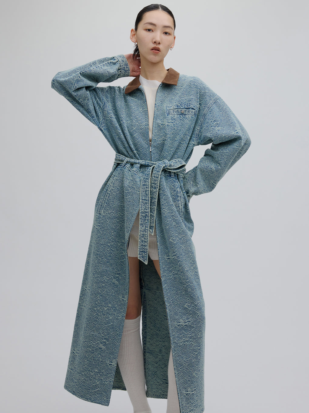 BLOUSON LIKE DENIM DRESS