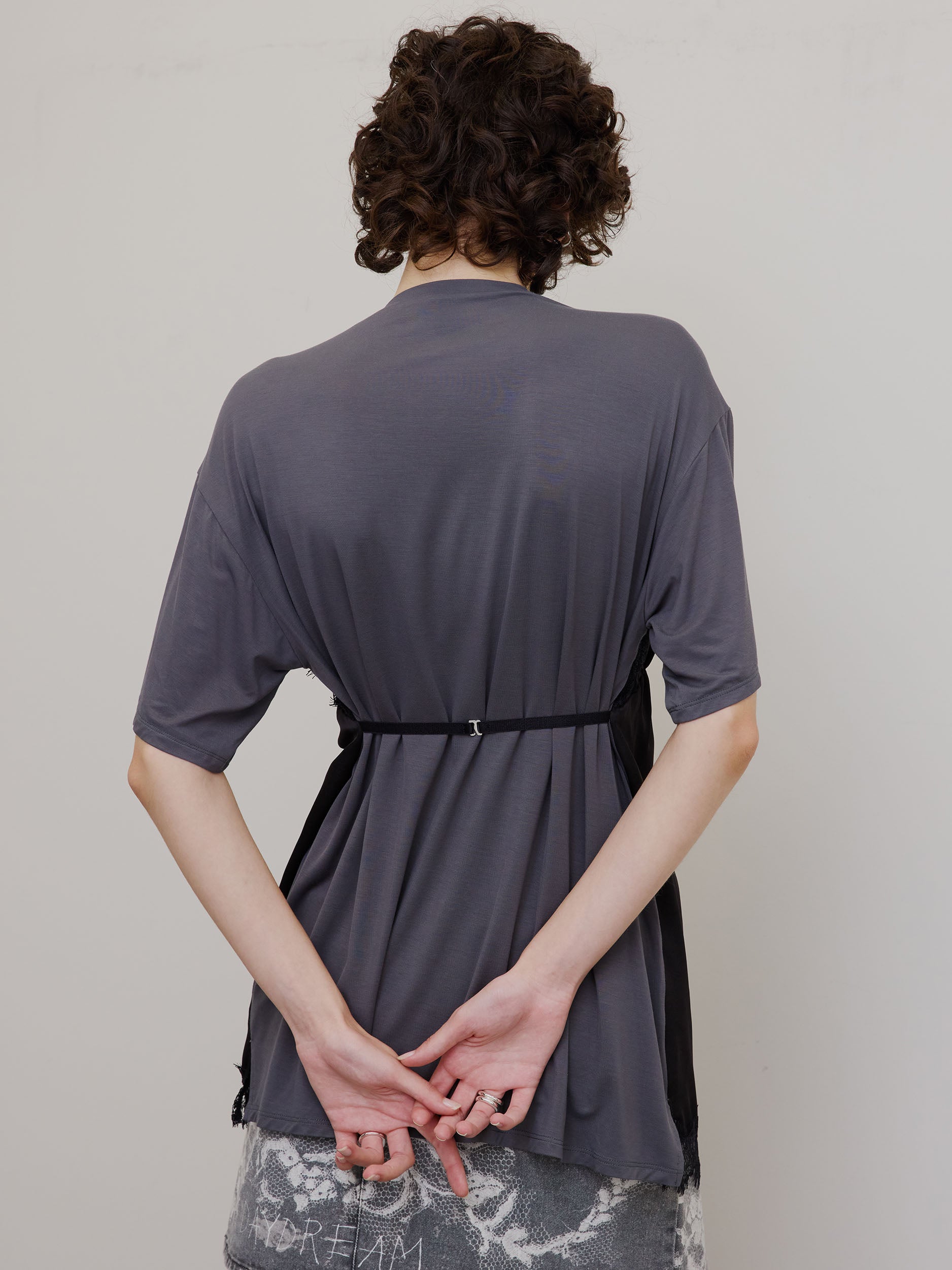 MEDI SATIN DOCKING TUNIC TEE