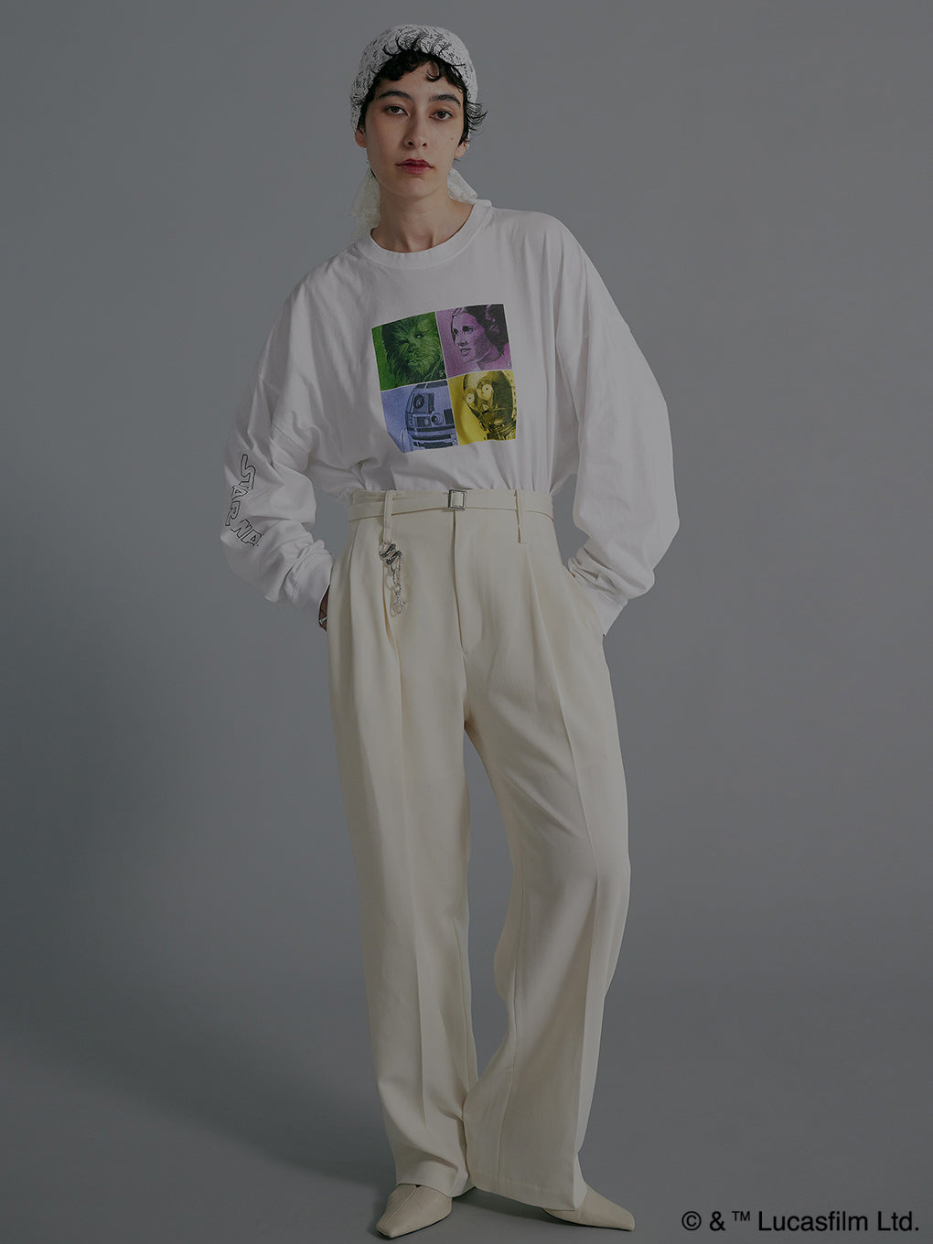 STAR WARS / WHITE LS TEE