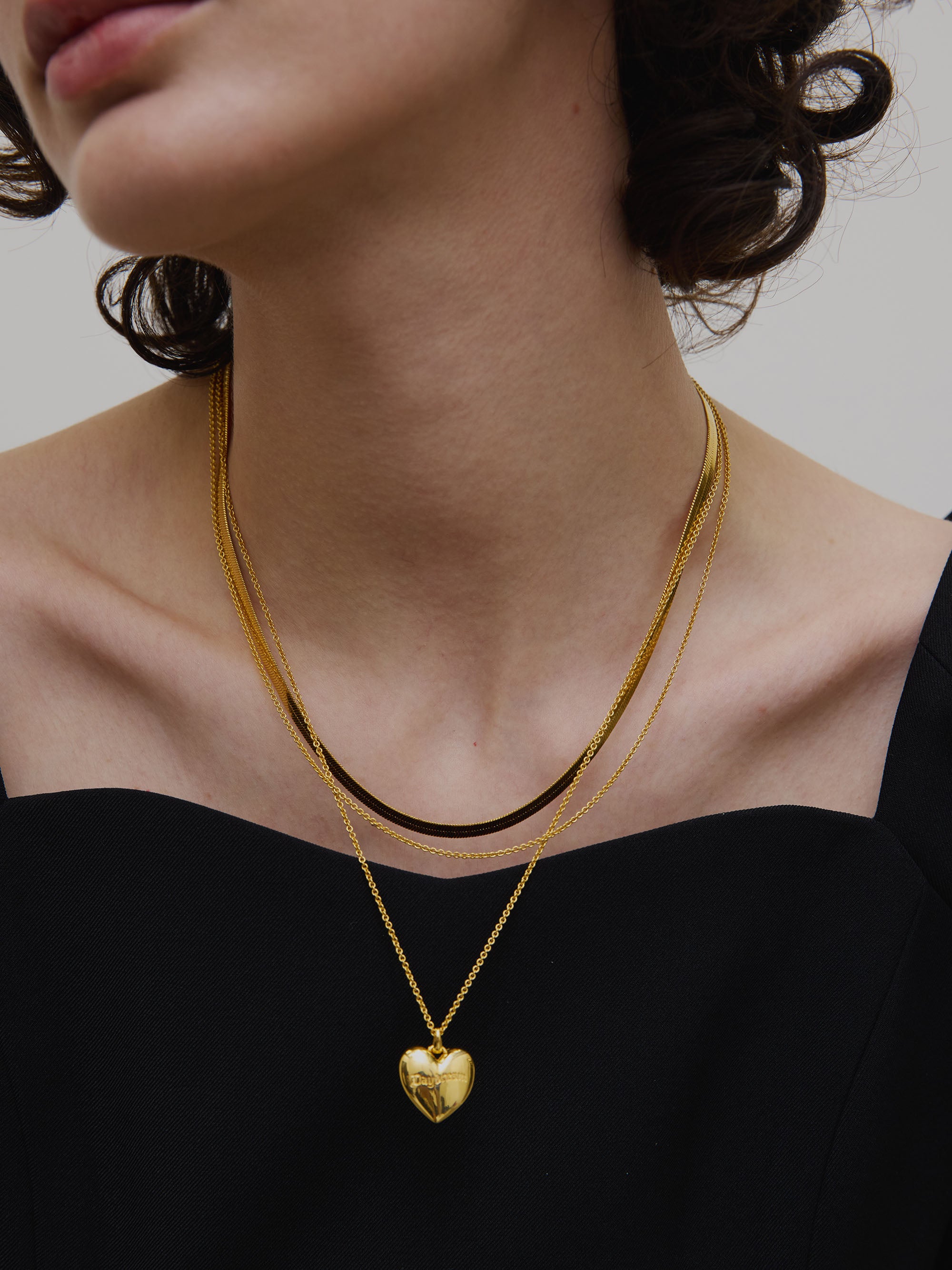 MEDI NICKEL FREE DAY DREAM TRIPLE NECKLACE