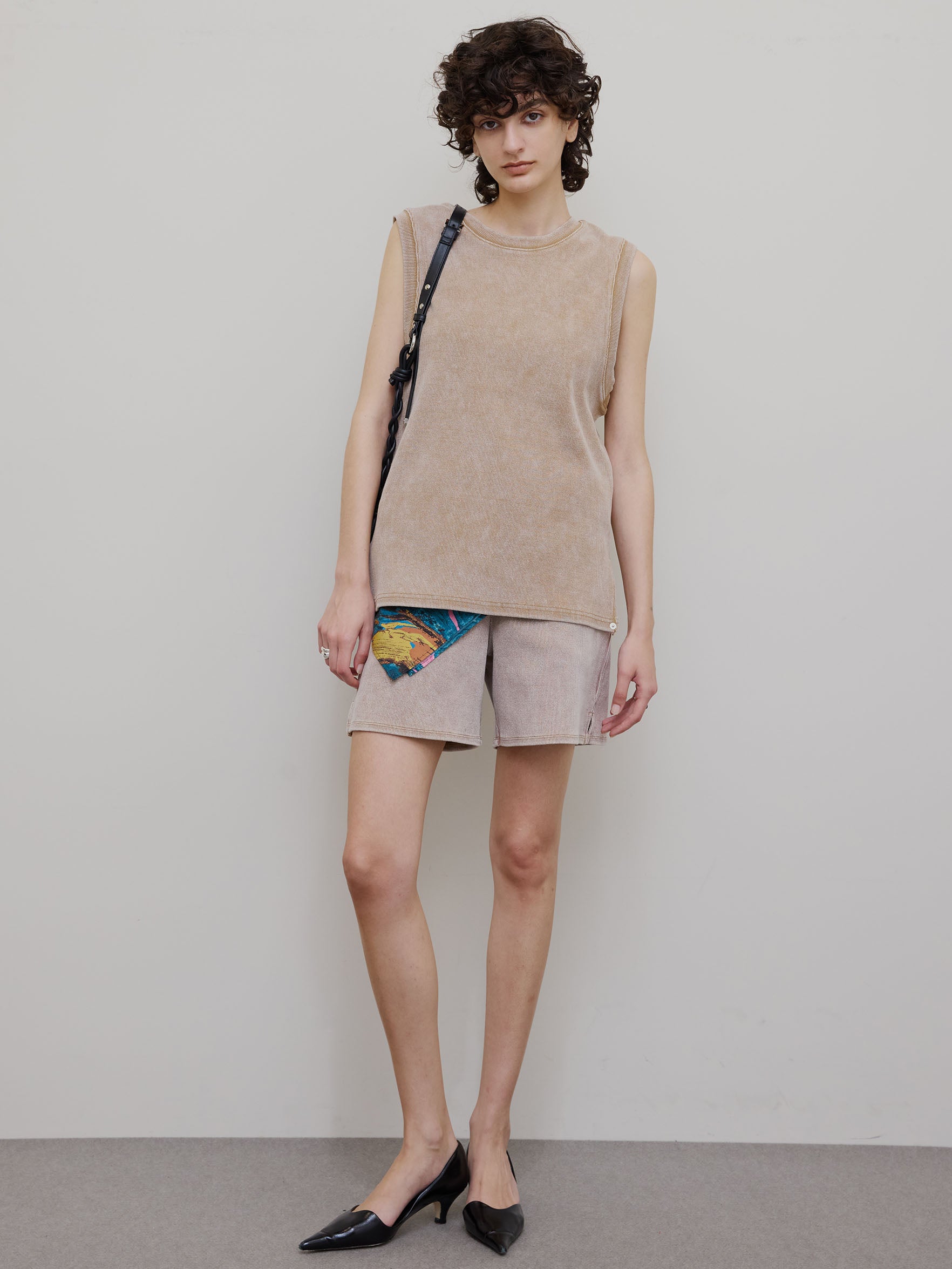 MEDI 2WAY DENIM LIKE OVER TANK TOP