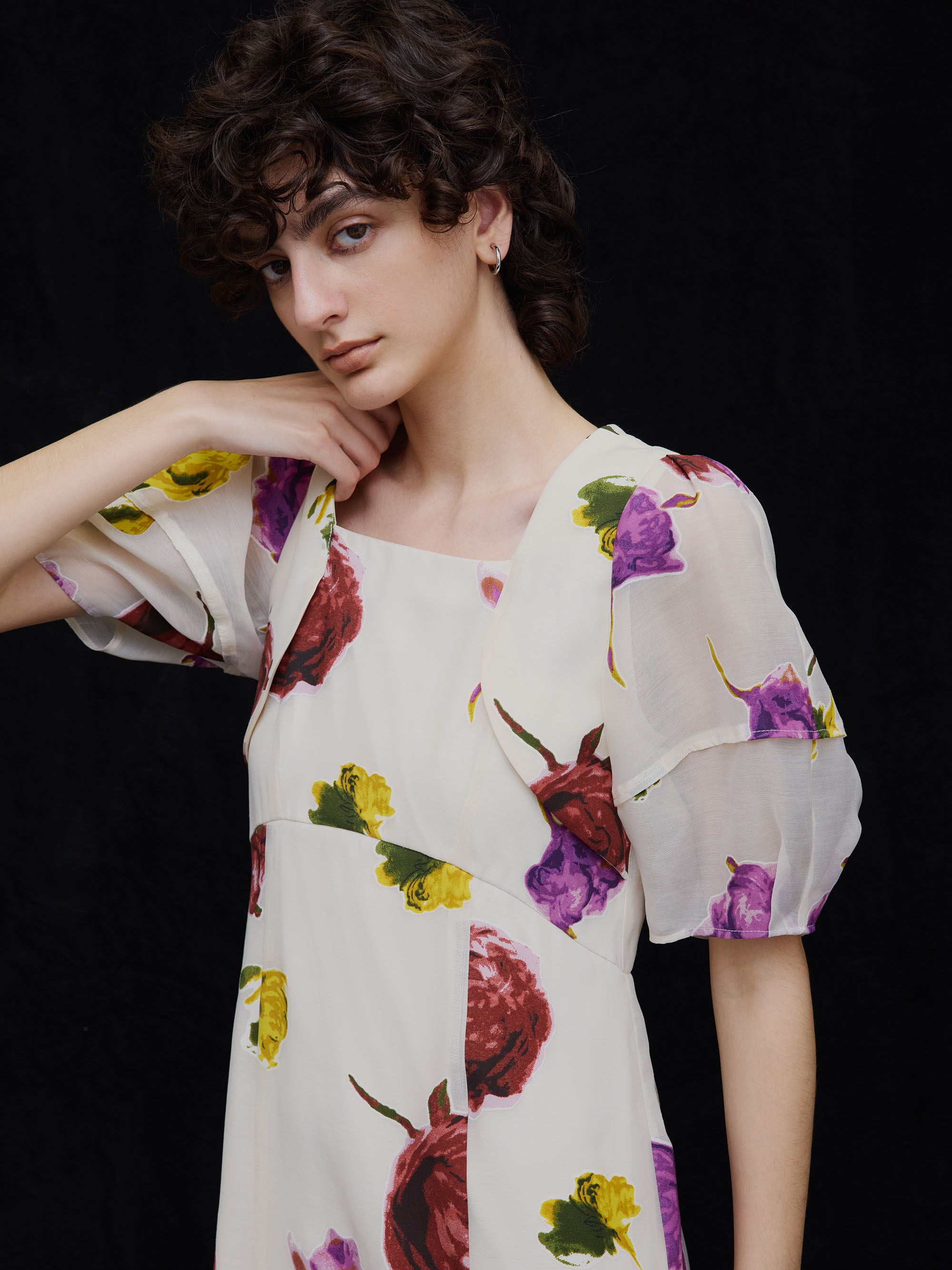 MEDI OLIVIA DIMENSIONAL DRESS