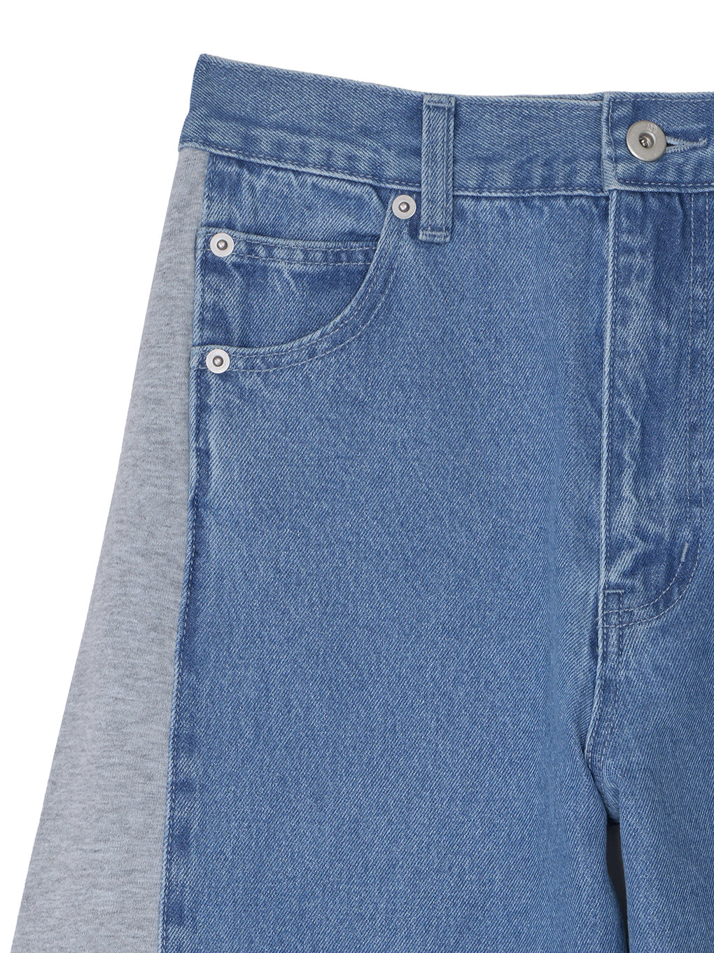 SIDE SWITCH 2WAY RIBBON DENIM PANTS