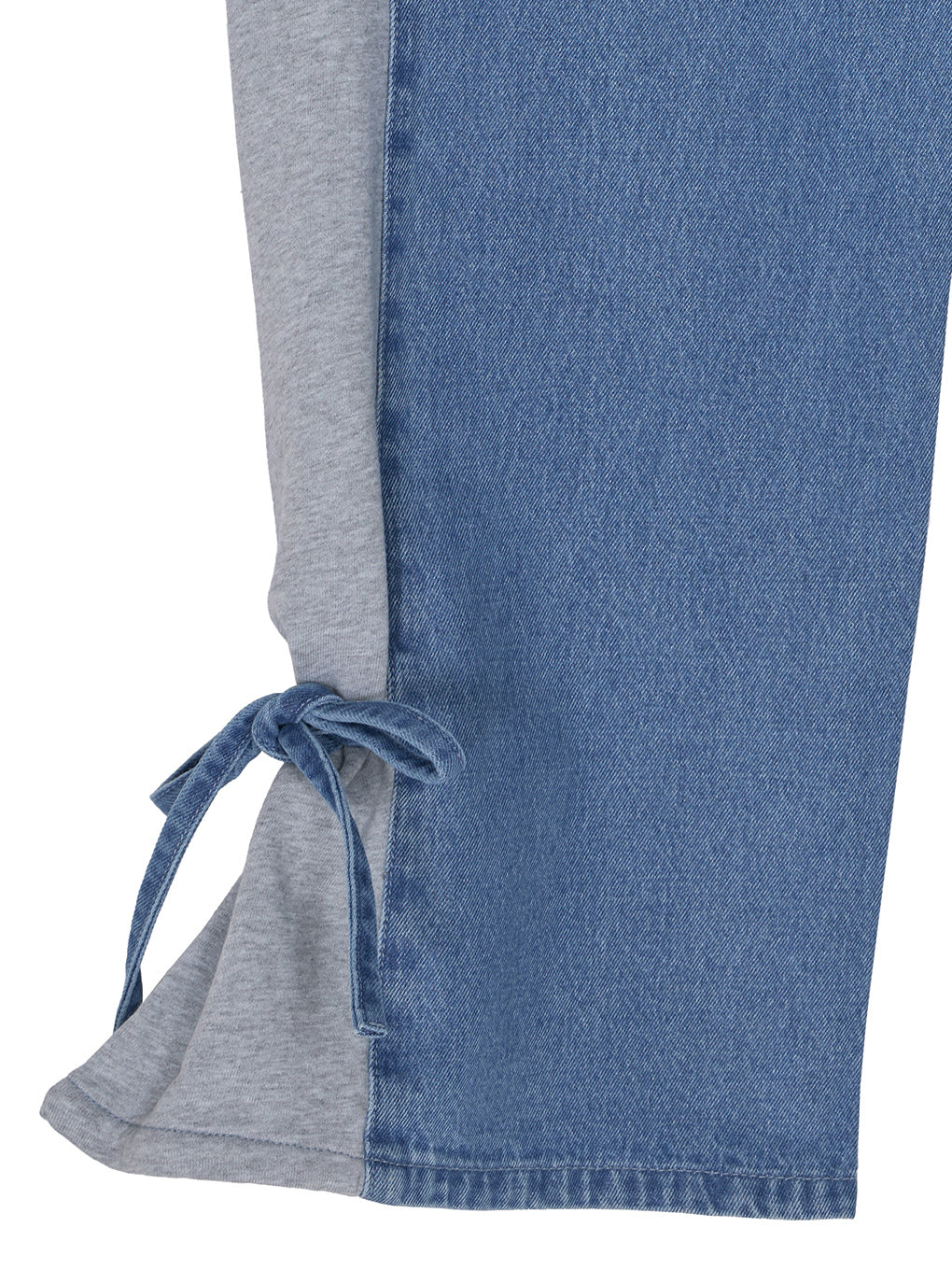 SIDE SWITCH 2WAY RIBBON DENIM PANTS