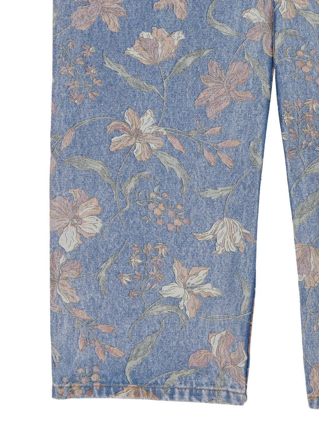 FIORE PRINT DENIM PANTS