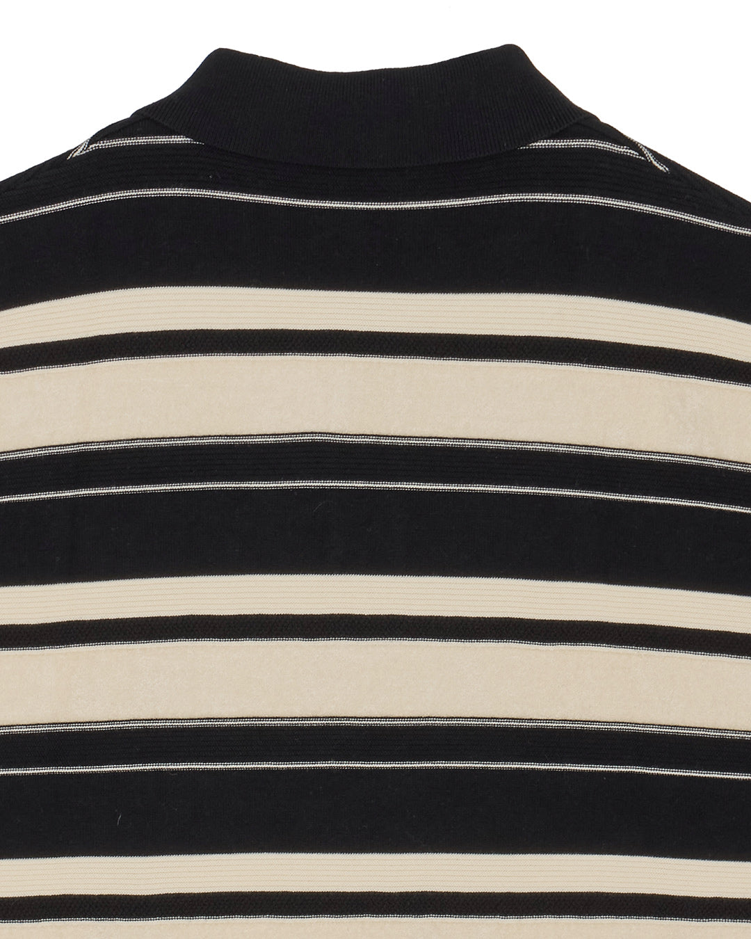 MULTI BORDER LOGO KNIT POLO TOP