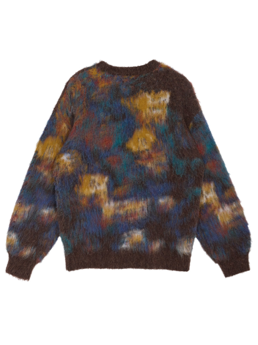 WILTED FLOWER MOHAIR JACQUARD KNIT TOP