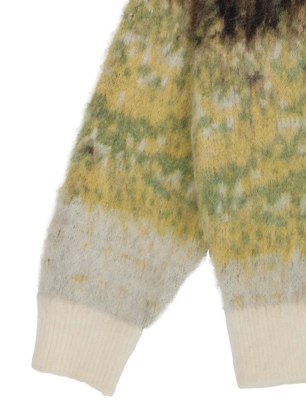 DOG MOHAIR JACQUARD KNIT TOP