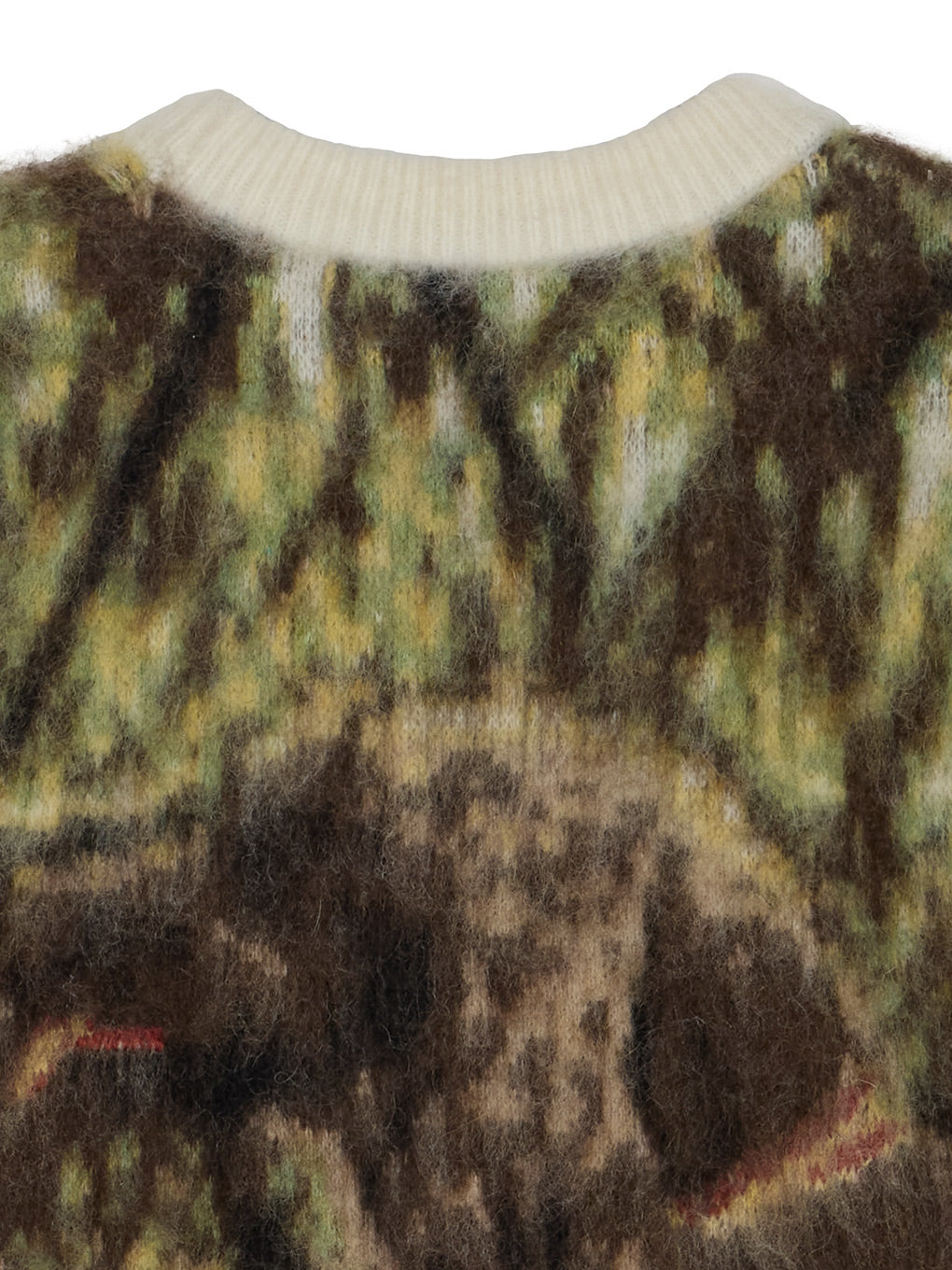 DOG MOHAIR JACQUARD KNIT TOP