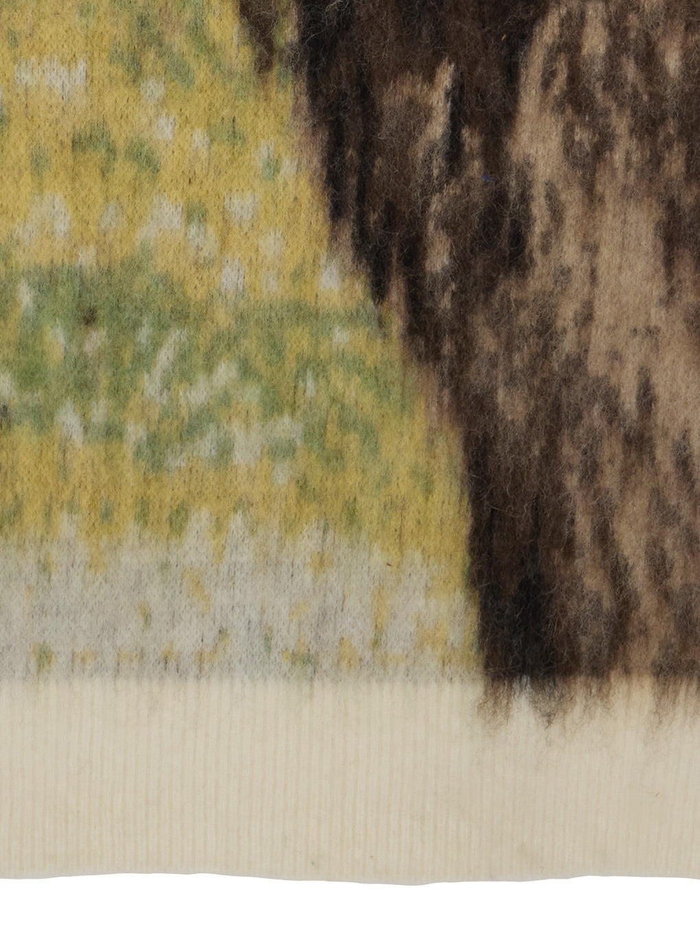 DOG MOHAIR JACQUARD KNIT TOP