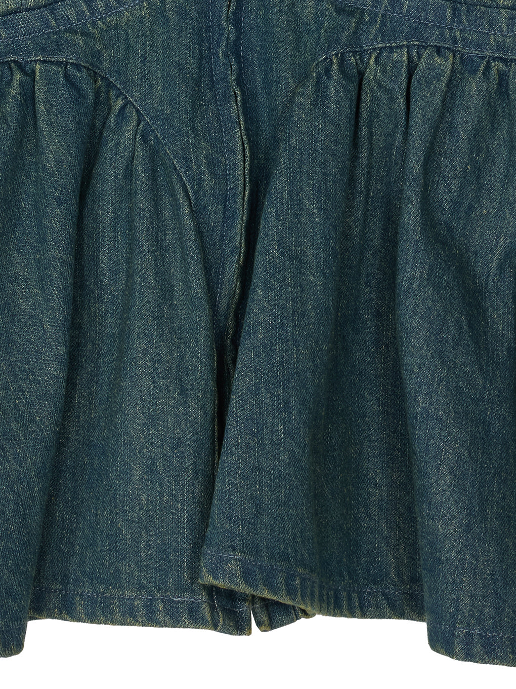 GRUNGE DENIM PEPLUM BUSTIER