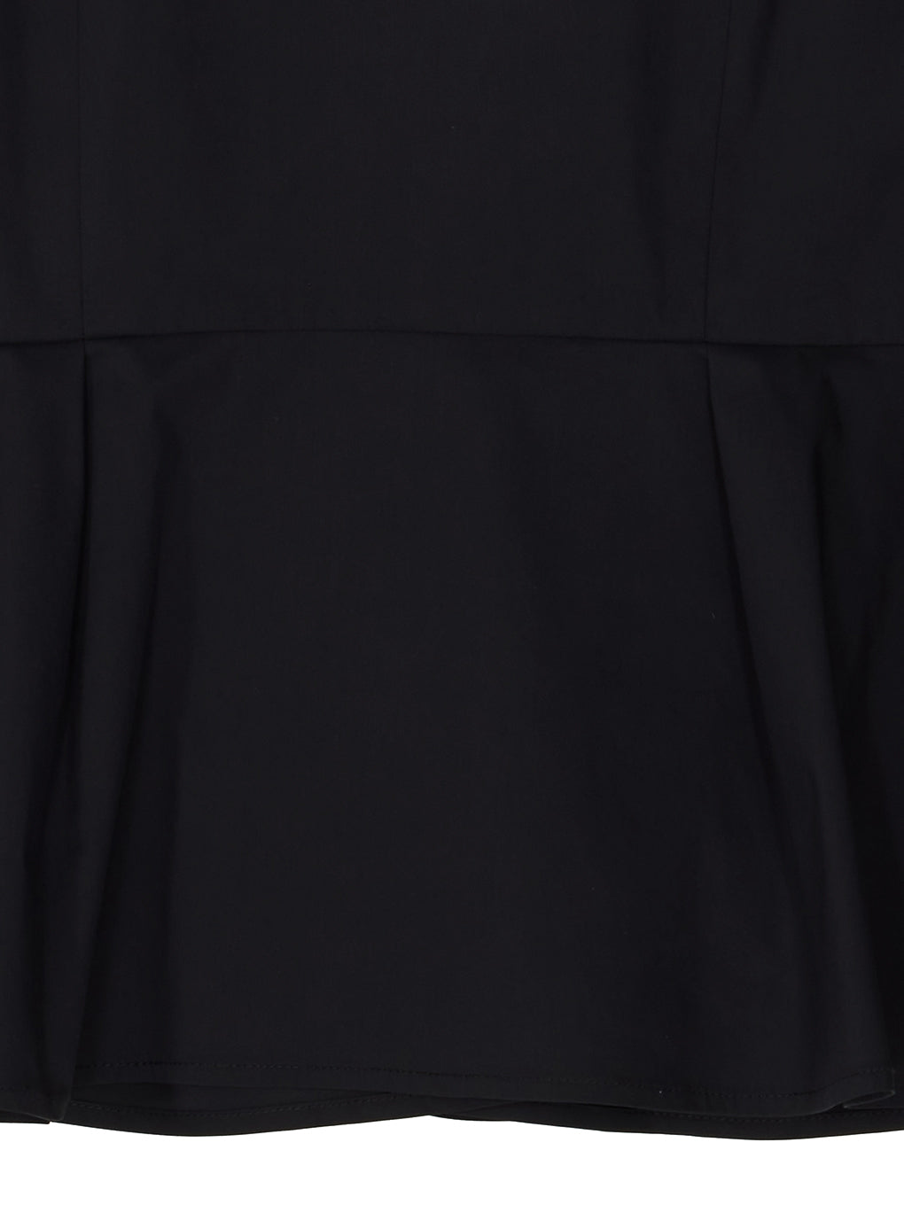 GATHERED PUFF SLEEVE PEPLUM BLOUSE