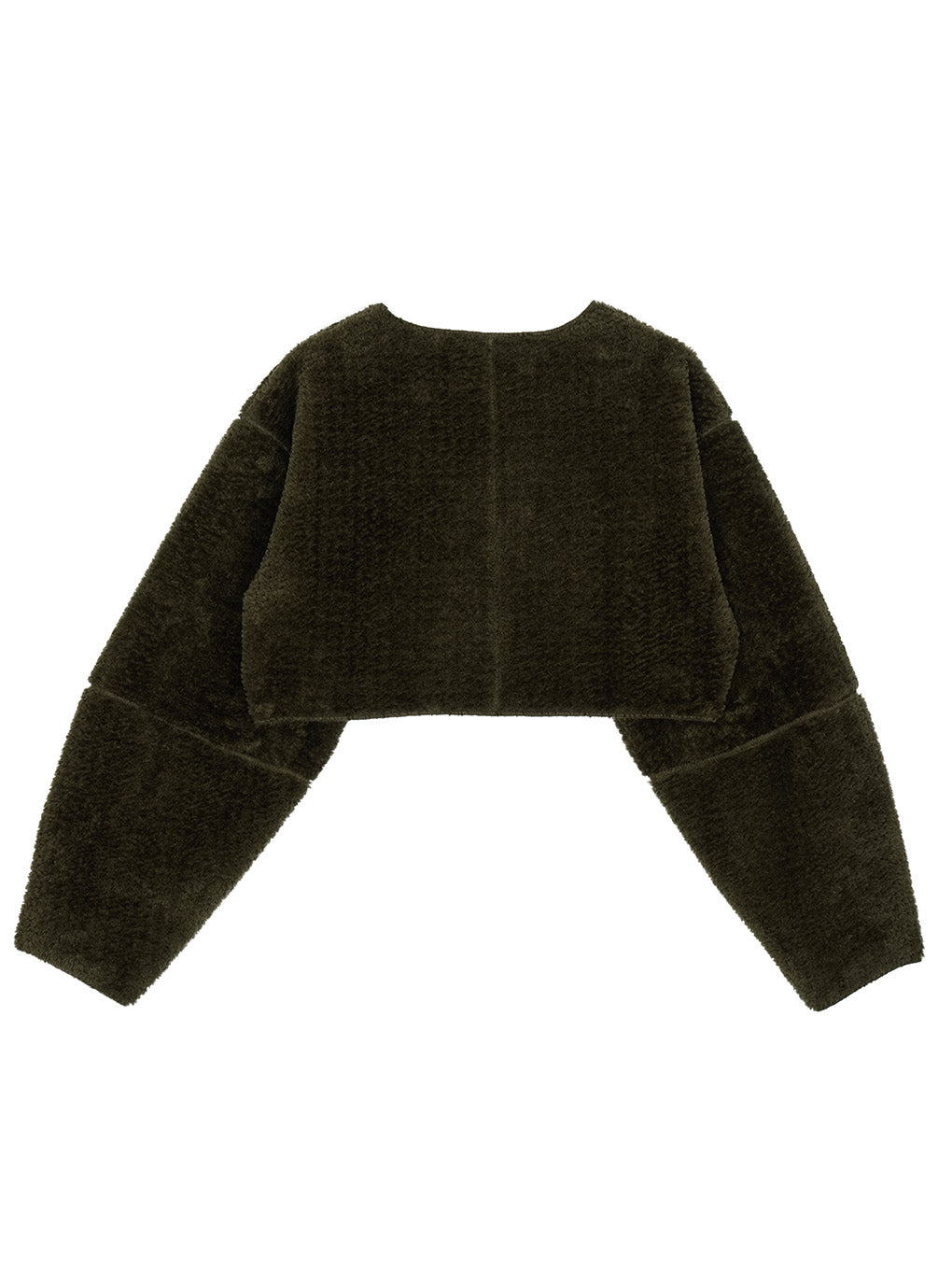 BOA COLLARLESS REVERSIBLE SHORT JACKET