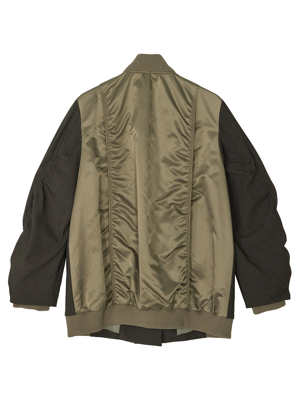 MILITARY DOCKING COLLARLESS JACKET