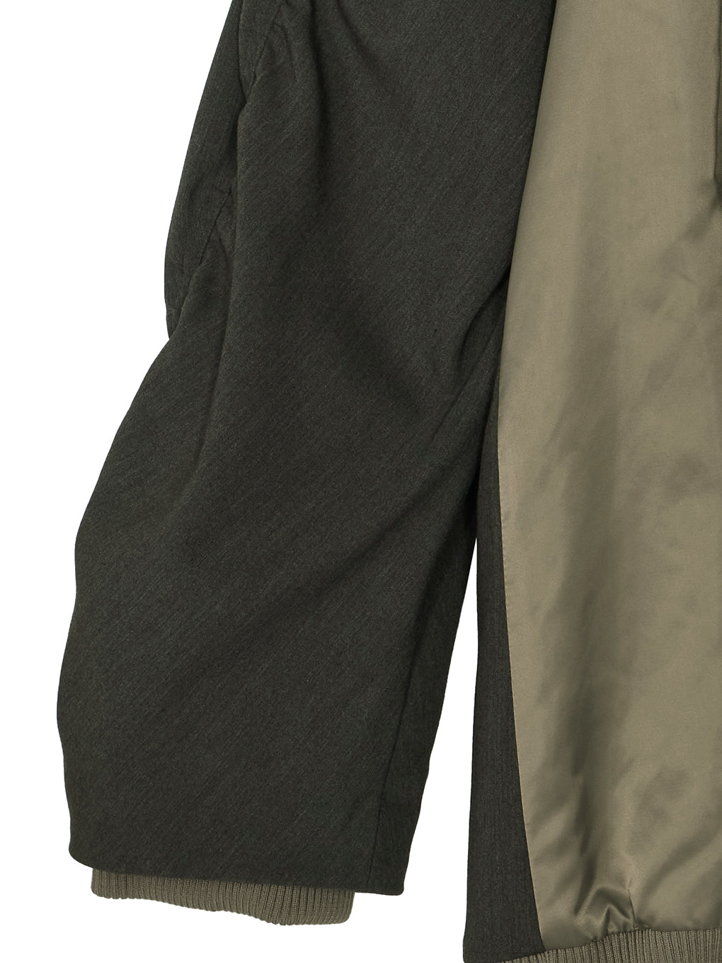 MILITARY DOCKING COLLARLESS JACKET