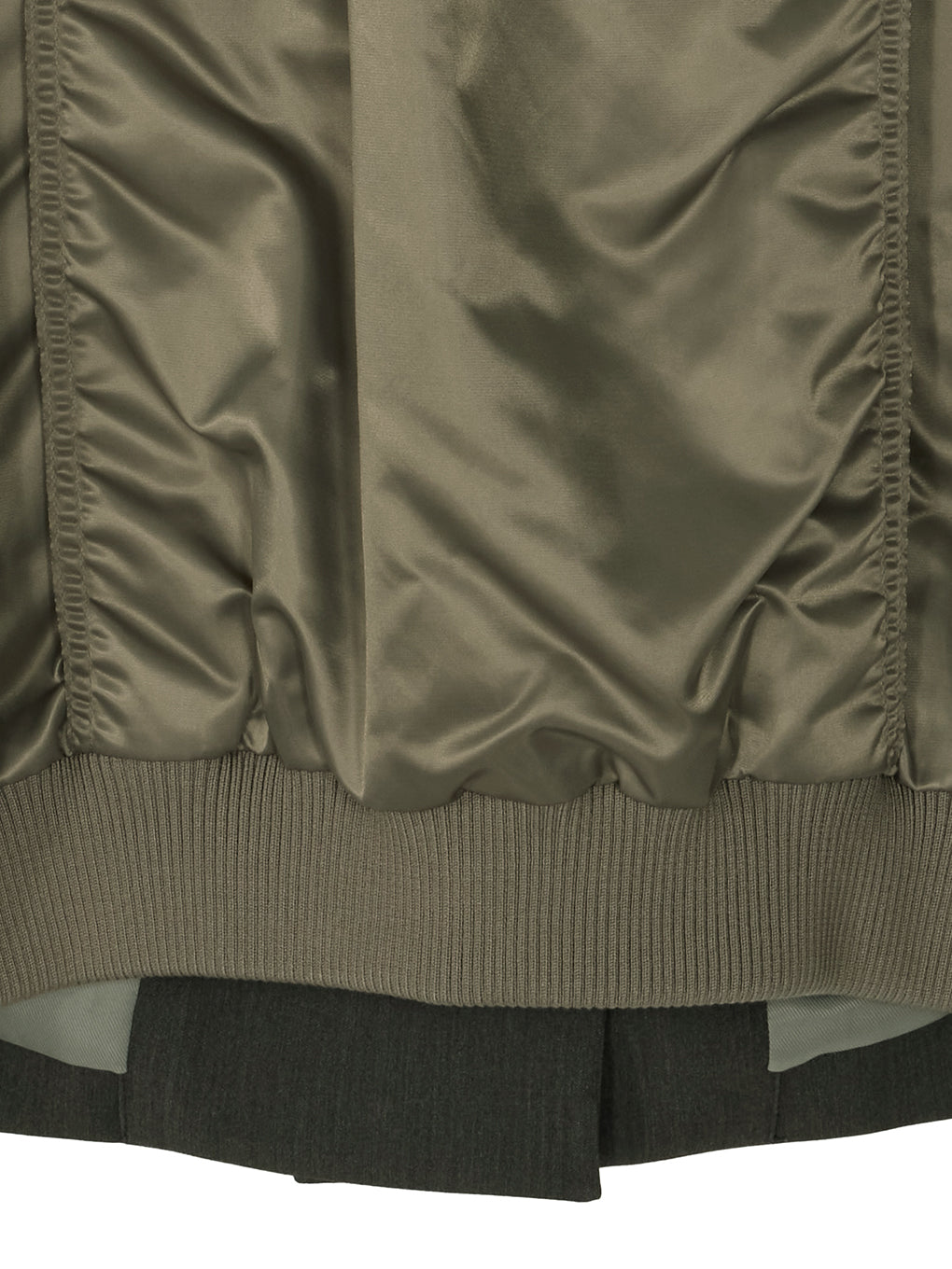 MILITARY DOCKING COLLARLESS JACKET
