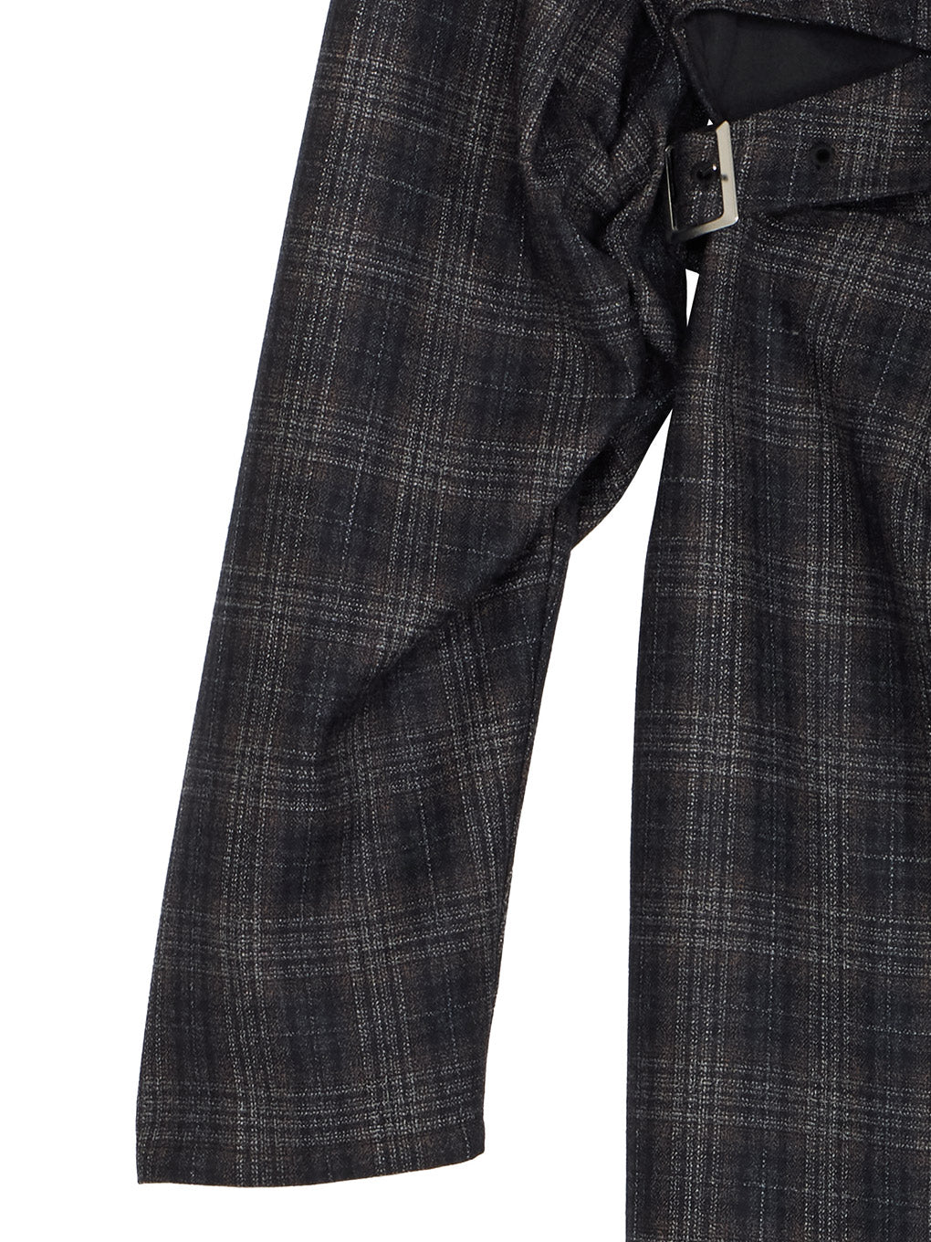 WAIST CROSS CHECK DRESS