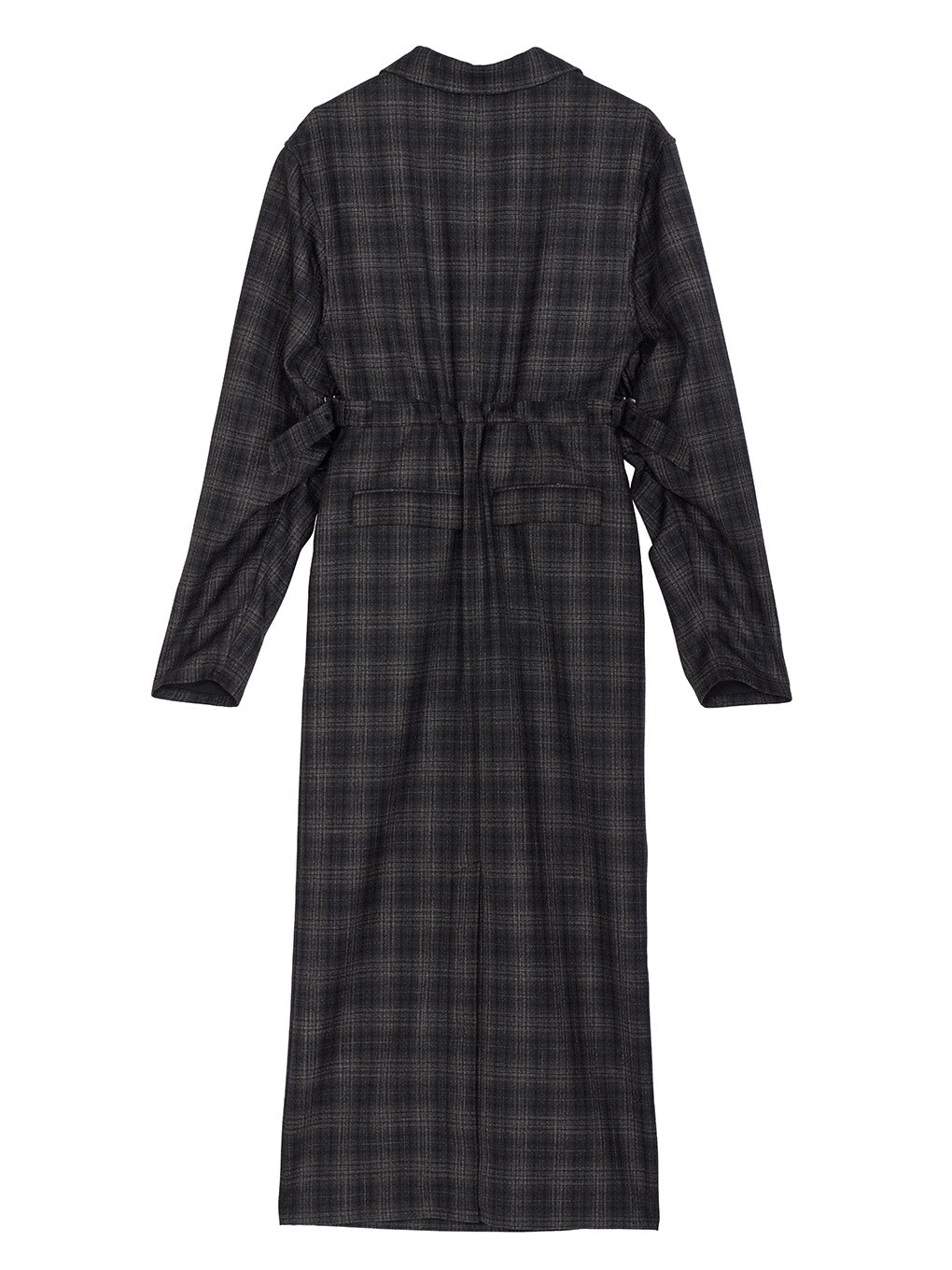 WAIST CROSS CHECK DRESS