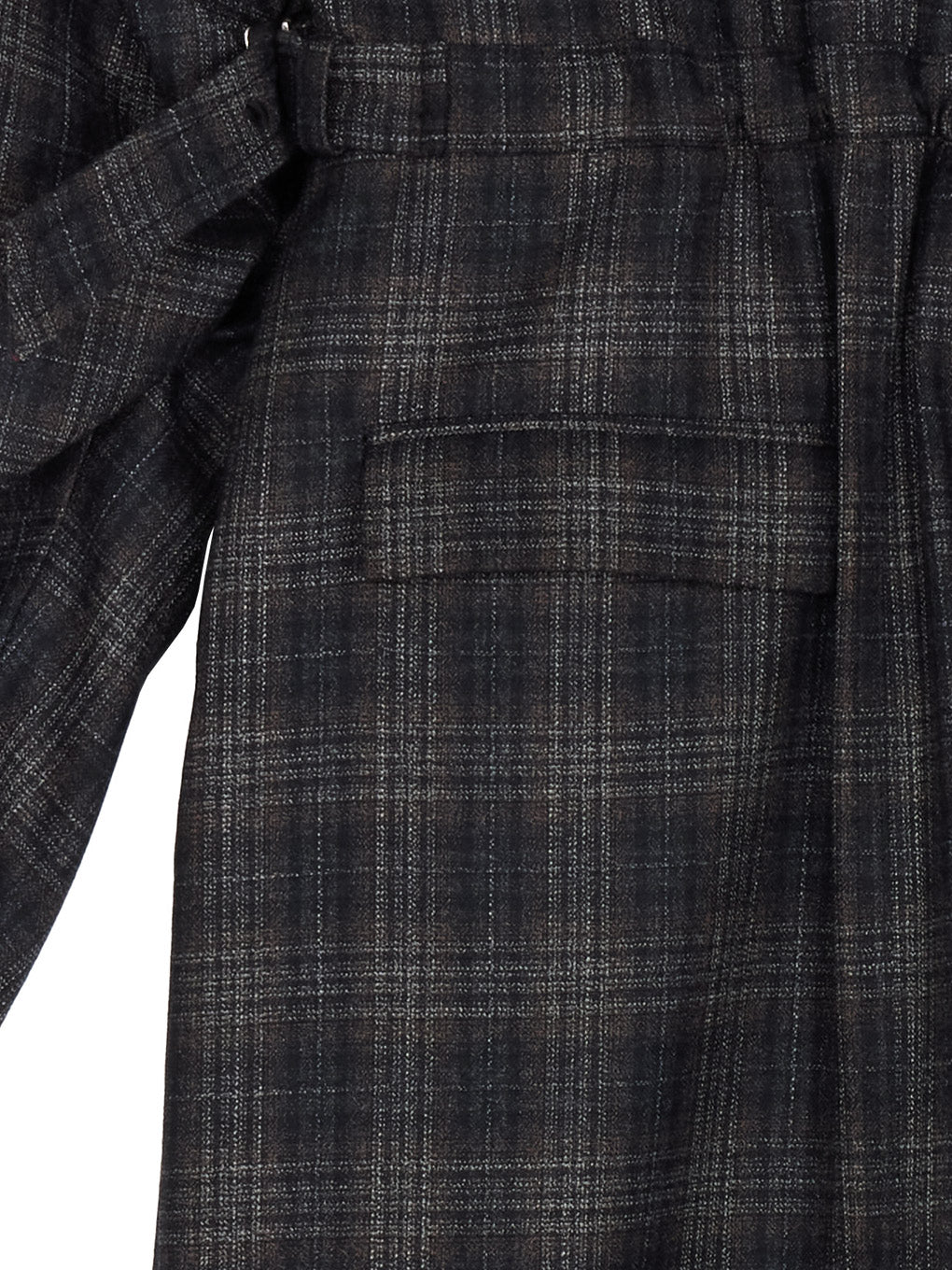 WAIST CROSS CHECK DRESS