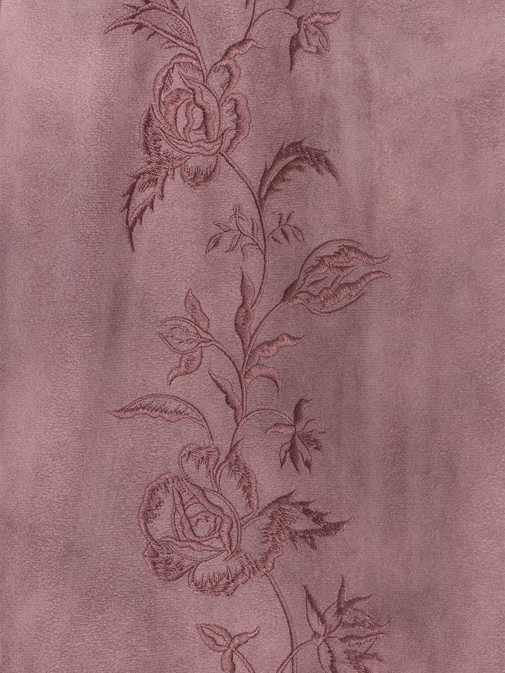 SYNTHETIC SUEDE EMBROIDERY PANTS