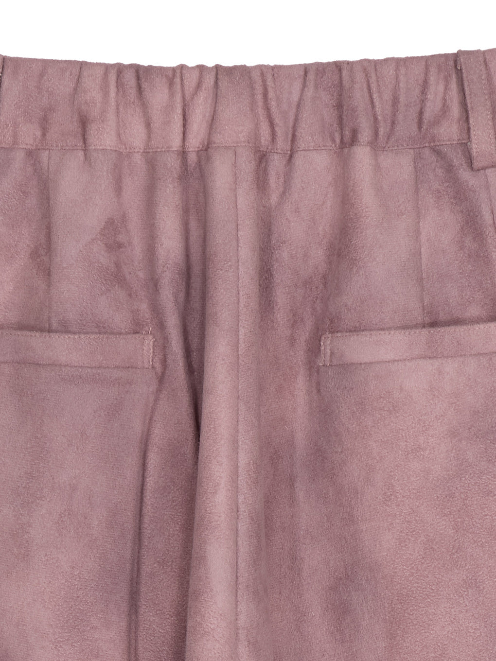 SYNTHETIC SUEDE EMBROIDERY PANTS